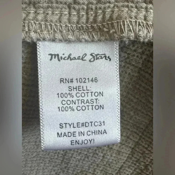 Michael Stars Textured Cotton Riley Shift Dress Size X Small - Picture 7 of 8